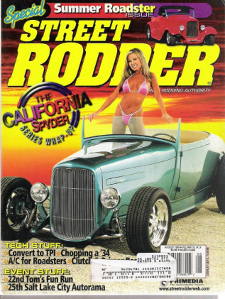STREET RODDER 1999 AUG - FAMOUS ENGINES, CHOP-A-TOP, TPI, 48 INTERNATIONAL